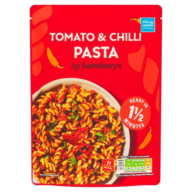 Sainsbury's Tomato & Chilli Pasta 200g - gallery image 1
