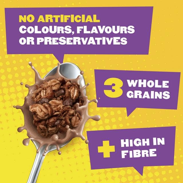 Jordans Popped Oat Crunch Chocolate Breakfast Cereal 425g - gallery image 2