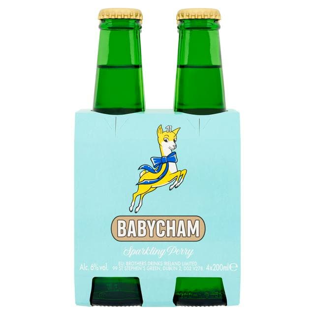 Babycham 4 x 200ml Refreshing Sparkling Perry - gallery image 1