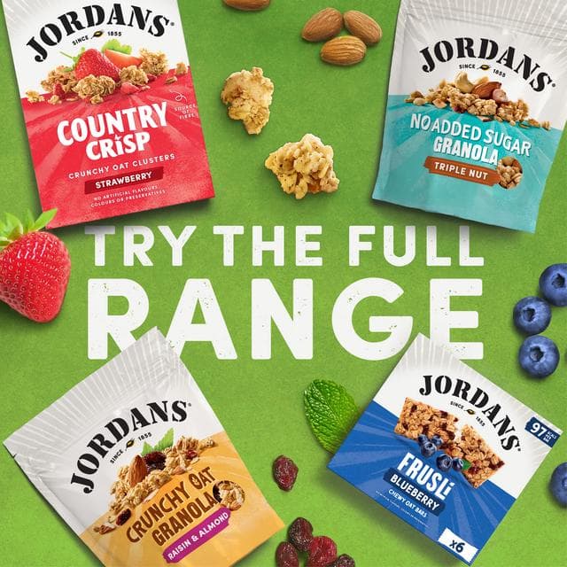 Jordans No Added Sugar Apple & Berry Granola Breakfast Cereal 425g - gallery image 4