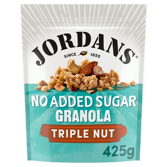 Jordans No Added Sugar Triple Nut Granola Breakfast Cereal 425g - gallery image 1