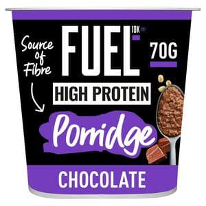 FUEL 10K High Protein Chocolate Porridge Oat Cereal Pot 70g