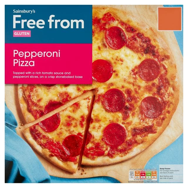 Sainsbury's Free From Pepperoni Pizza 305g - gallery image 1