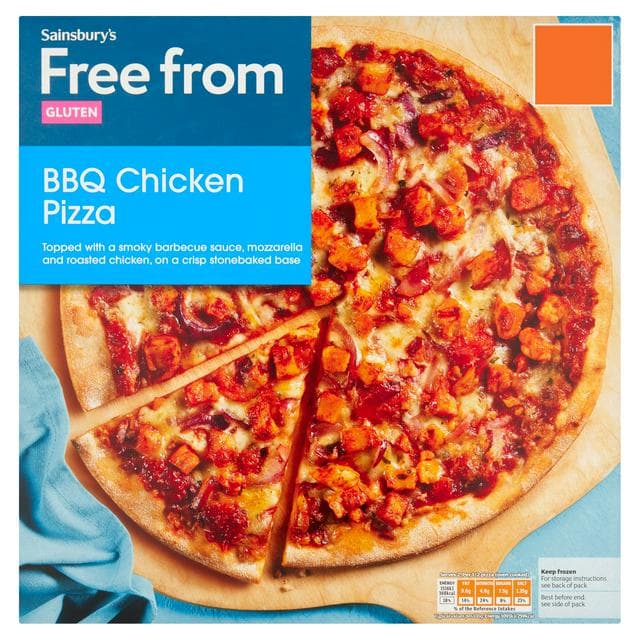 Sainsbury's Free From BBQ Chicken Pizza 302g - gallery image 1