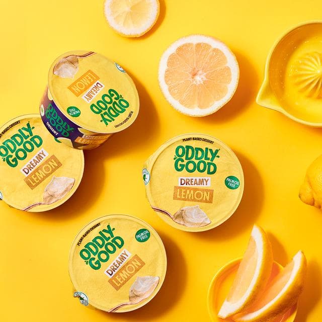 Oddlygood Dreamy Lemon Plant Based Gluten Free Dessert 130g - gallery image 3