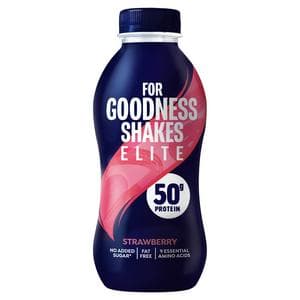 For Goodness Shakes High Protein Strawberry Flavour Shake 471ml