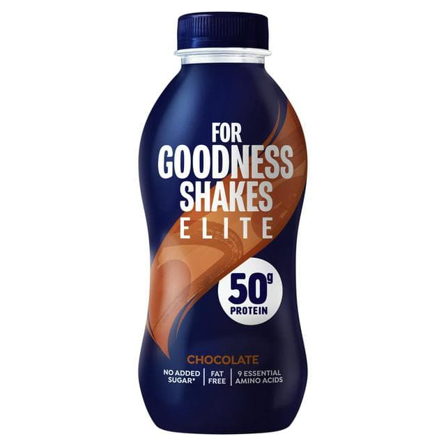 For Goodness Shakes High Protein Chocolate Flavour Shake 471ml - gallery image 1