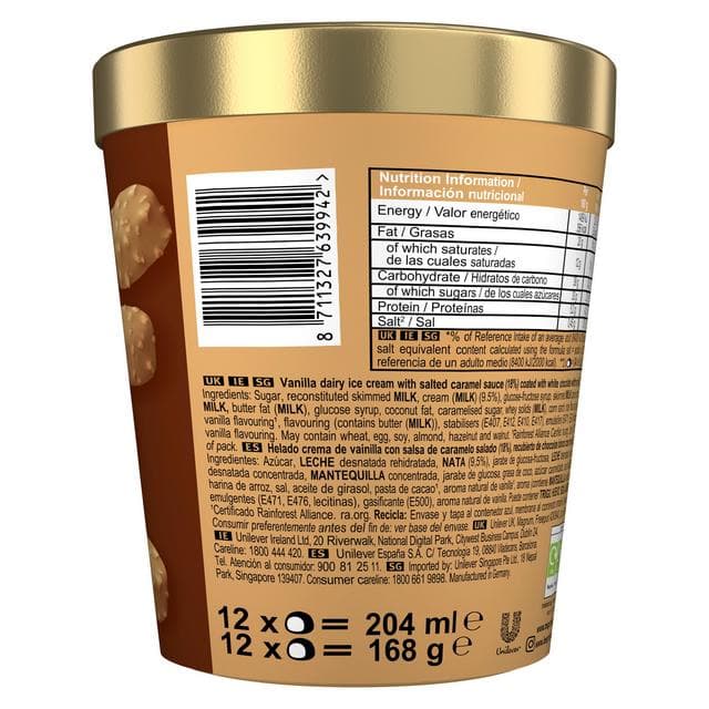 Magnum 12 x 17ml Bonbon Gold Caramel Billionaire Ice Cream Frozen Snack - gallery image 3