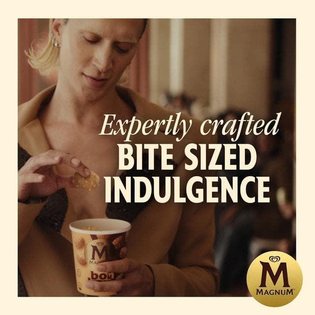 Magnum 12 x 17ml Bonbon Gold Caramel Billionaire Ice Cream Frozen Snack - gallery image 5