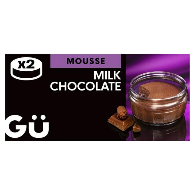 Gü Milk Chocolate Mousse 2 x 52g - gallery image 1