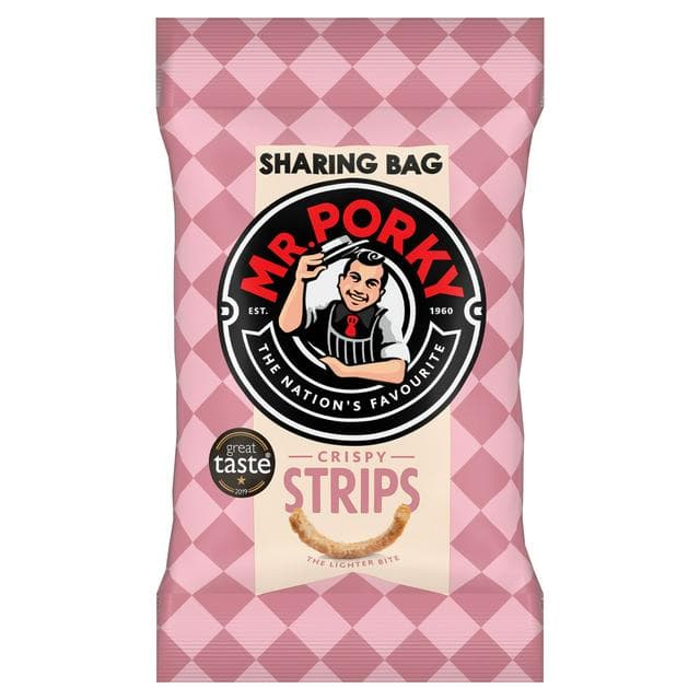 Mr. Porky Sharing Bag Crispy Strips 55g - gallery image 1