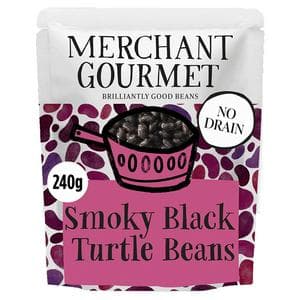Merchant Gourmet Smoky Black Turtle Beans 240g