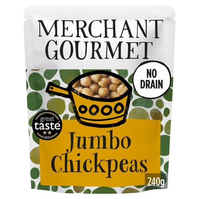 Merchant Gourmet Jumbo Chickpeas 240g - gallery image 1