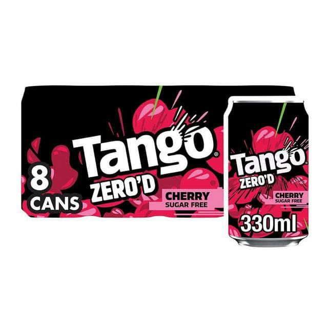 Tango Cherry Sugar Free Cans 8x330ml - gallery image 1