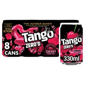 Tango Cherry Sugar Free Cans 8x330ml