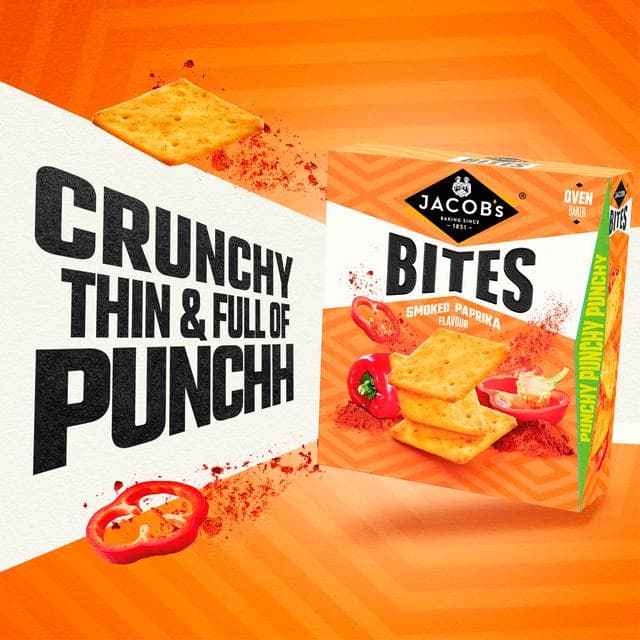Jacob's Smoked Paprika Flavour Bites 125g - gallery image 2