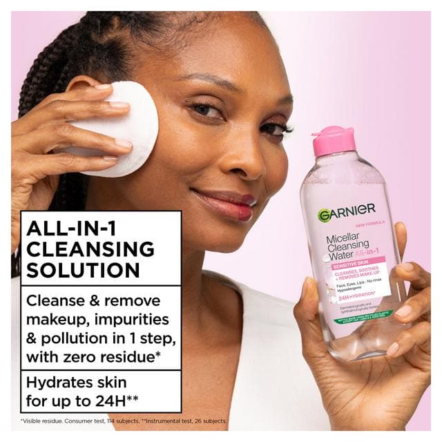 Garnier Micellar Water Facial Cleanser for Sensitive Skin 200ml - gallery image 3