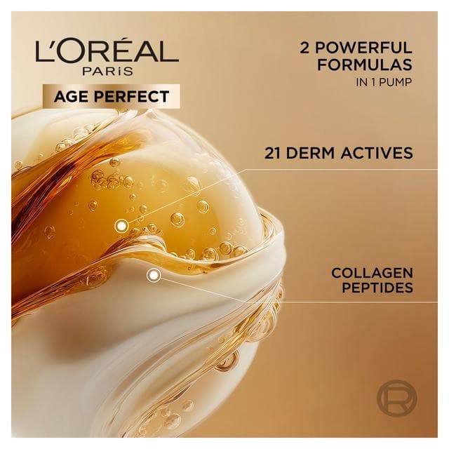 L'Oreal Paris Age Perfect Le Duo Age Defying Serum, Collagen Peptide Booster & Vitamins B3 & C 30ml - gallery image 4