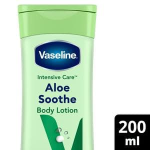 Vaseline Intensive Care Aloe Soothe Body Lotion Hydrates & Refreshes Dry Skin 200ml