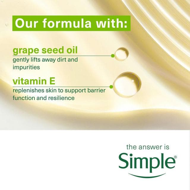 Simple Kind to Skin Cleansing Oil Hydrating 125ml - gallery image 4