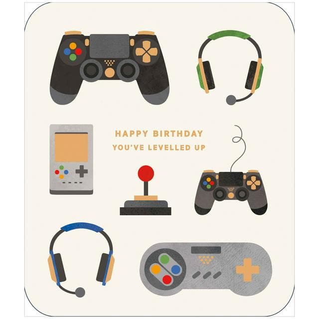 Sainsbury’s Gaming Icons Birthday Greeting Card Design - gallery image 1