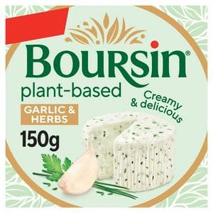 Boursin 150g Garlic & Herbs Vegan Alternative to Cheese