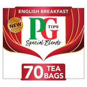PG Tips English Breakfast Special Blends Speciality Black Tea Bags x70