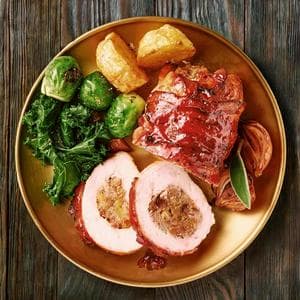 Sainsbury's 4 x Fresh Turkey Parcels with Pork & Jewelled Fruit Stuffing with Cranberry Sauce, Taste the Difference 1.1kg
