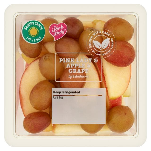 Sainsbury's 240g Pink Lady Apple & Grape - gallery image 1