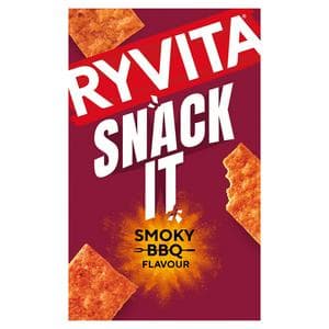 Ryvita Snack It Thins Smoky BBQ Flatbread Snacks 125g