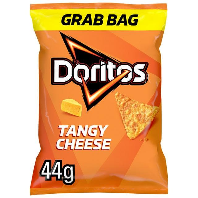 Doritos 44g Tangy Cheese Crisps Grab Bag Tortilla Chips - gallery image 1