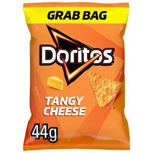 Doritos 44g Tangy Cheese Crisps Grab Bag Tortilla Chips