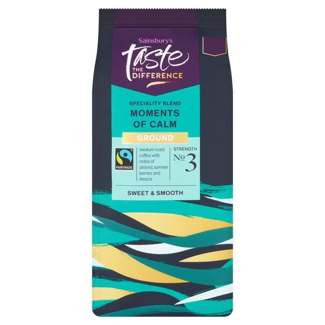 Sainsbury's 227g Moments of Calm Ground Coffee, Taste the Difference - gallery image 1