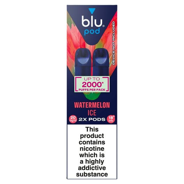 blu Bar Pod Watermelon Ice Vape Pods 20mg/ml - gallery image 1