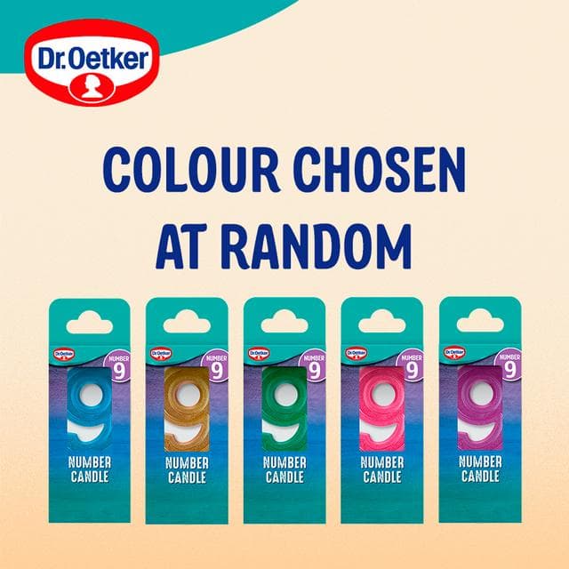 Dr. Oetker Number 9 Candle - gallery image 3