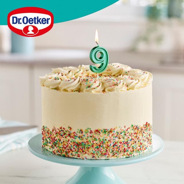 Dr. Oetker Number 9 Candle - gallery image 4