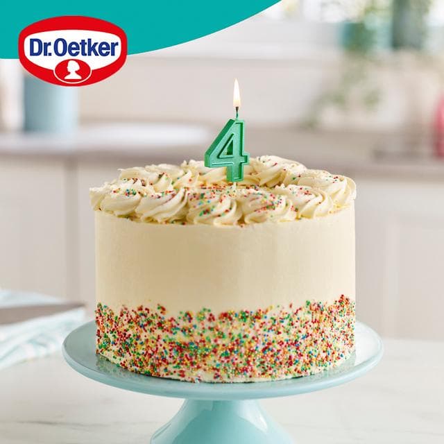 Dr. Oetker Number 4 Candle - gallery image 3