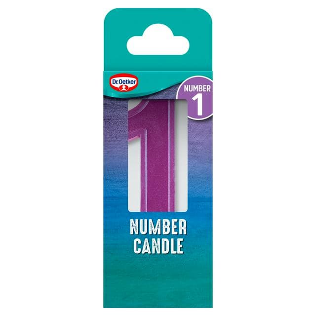 Dr. Oetker Number 1 Candle - gallery image 1