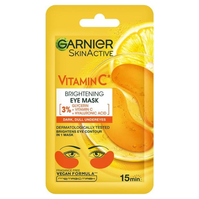 Garnier Brightening Eye Mask with Vitamin C For Dark & Dull Under Eyes 5g - gallery image 1