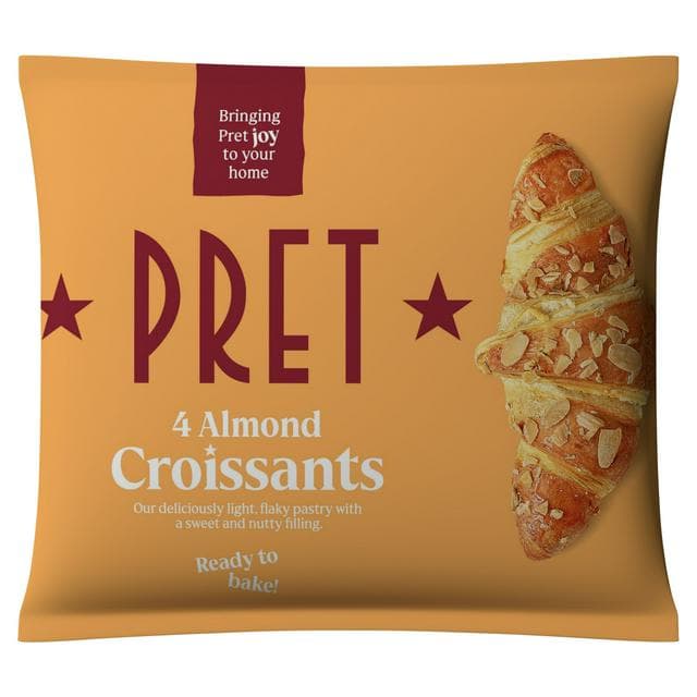 Pret Almond Croissants x4 280g - gallery image 1