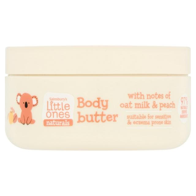 Sainsbury's Little Ones Naturals Body Butter With Notes of Oat Milk & Peach 150ml - gallery image 1
