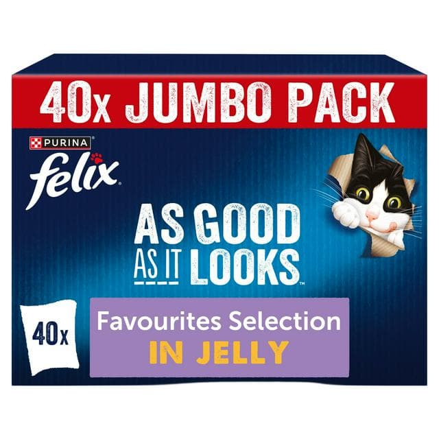Felix As Good As it Looks Favourites Selection Wet Cat Food 40 x 85g - gallery image 1
