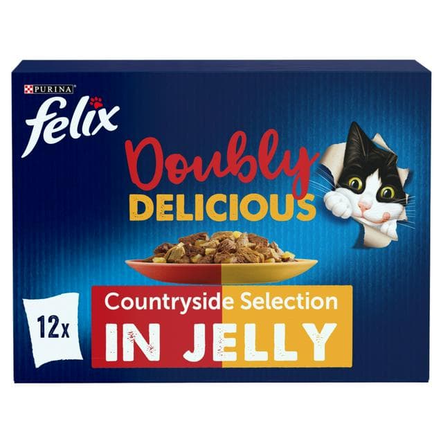 Felix Doubly Delicious Countryside Selection Wet Cat Food 12 x 85g - gallery image 1