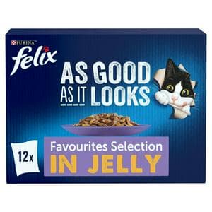 Felix As Good As it Looks Favourites Selection Wet Cat Food 12 x 85g