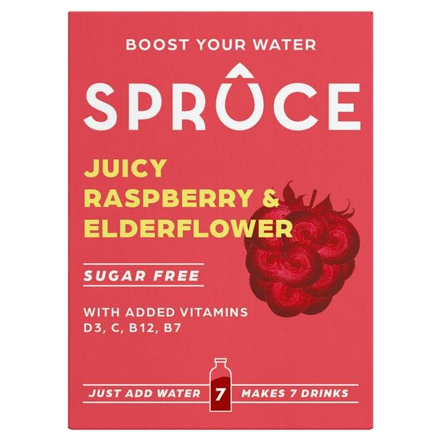Spruce Raspberry & Elderflower Hydration 12g - gallery image 1