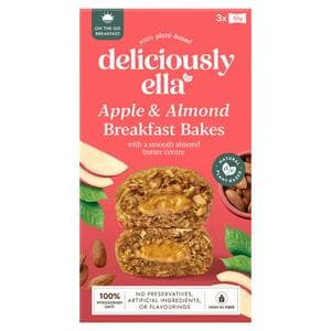 Deliciously Ella 3 x 50g  Apple & Almond On the Go Multipack Breakfast Bakes