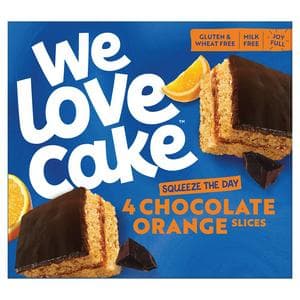 We Love Cake Chocolate Orange Slices x4 132g