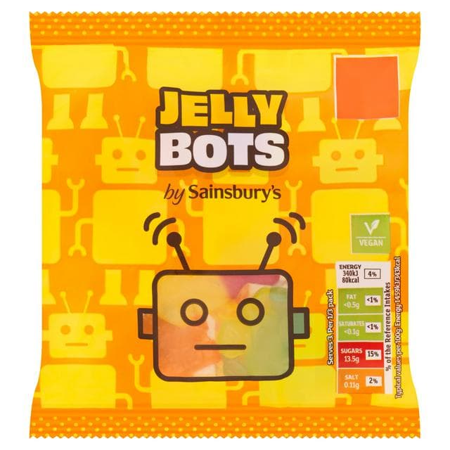 Sainsbury's Jelly Bots 70g - gallery image 1