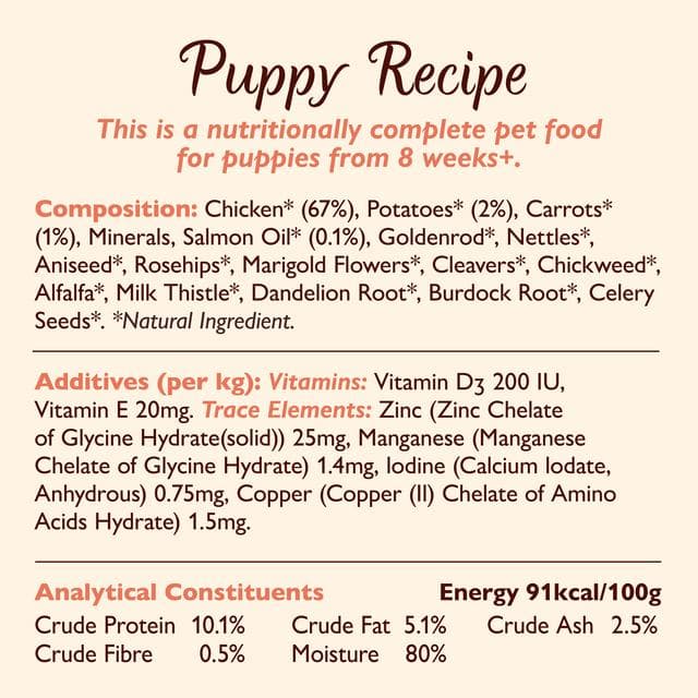 Lily's Kitchen Puppy Recipe with Chicken Wet Dog Food 150g - gallery image 5