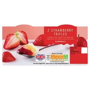Sainsbury's Strawberry Trifles 2 x 125g